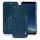 Samsung Galaxy S8 leather case - Blu mediterran - Couture