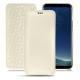 Samsung Galaxy S8 leather case - Blanc PU