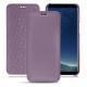 Samsung Galaxy S8 leather case - Lilas PU