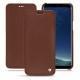 Funda de piel Samsung Galaxy S8 - Marron délicat