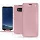 Samsung Galaxy S8+ leather case - Rose ( Nappa - Pantone 2365C ) 