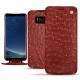 Funda de piel Samsung Galaxy S8+ - Autruche ciliegia