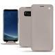 Housse cuir Samsung Galaxy S8+ - Taupe innocent