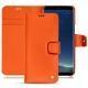 Capa em pele Samsung Galaxy S8+ - Orange fluo