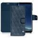 Housse cuir Samsung Galaxy S8+ - Jean vintage - Couture