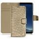Capa em pele Samsung Galaxy S8+ - Autruche desert