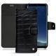 Housse cuir Samsung Galaxy S8+ - Crocodile nero
