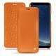 Housse cuir Samsung Galaxy S8+ - Orange ( Nappa - Pantone 1495U ) 