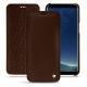 Housse cuir Samsung Galaxy S8+ - Châtaigne ( Pantone 476C ) 