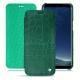 Housse cuir Samsung Galaxy S8+ - Crocodile pino