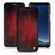 Housse cuir Samsung Galaxy S8+ - Rouge Patine