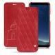 Housse cuir Samsung Galaxy S8+ - Rouge troupelenc - Couture