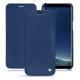 Samsung Galaxy S8+ leather case - Bleu frisson