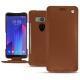 Housse cuir HTC U11+ - Marron ( Nappa - Pantone 1615C ) 