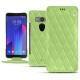Funda de piel HTC U11+ - Vert olive - Couture ( Nappa - Pantone 578U ) 
