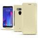 Custodia in pelle HTC U11+ - Ivoire ( Sleek P C12 - White ) 