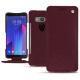 Housse cuir HTC U11+ - Lie de vin ( Pantone 5115C ) 