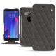 Custodia in pelle HTC U11+ - Anthracite - Couture ( Pantone 424C ) 