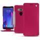 Capa em pele HTC U11+ - Rose fluo