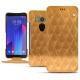 HTC U11+ leather case - Or Maïa - Couture