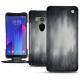 HTC U11+ leather case - Gris Patine