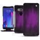 HTC U11+ leather case - Violet Patine