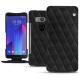 Capa em pele HTC U11+ - Negre poudro - Couture