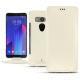 Custodia in pelle HTC U11+ - Blanc PU