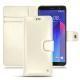 Custodia in pelle HTC U11+ - Blanc (  Nappa - White ) 