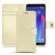 HTC U11+ leather case - Ivoire ( Sleek P C12 - White ) 