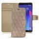 Funda de piel HTC U11+ - Taupe vintage - Couture