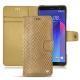 Housse cuir HTC U11+ - Serpent sabbia