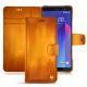 Housse cuir HTC U11+ - Orange Patine