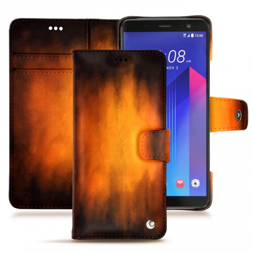 Funda de piel HTC U11+Fauve Patine