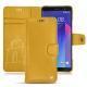Funda de piel HTC U11+ - Jaune soulèu