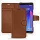 HTC U11+ leather case - Marron PU