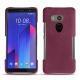 Funda de piel HTC U11+ - Prune vintage ( Pantone 512C ) 