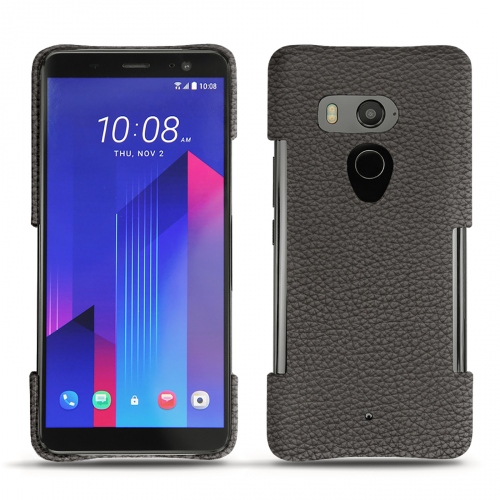 HTC U11+ leather caseAnthracite ( Pantone #41403c ) 