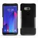 Coque cuir HTC U11+ - Onyx (Black ) 
