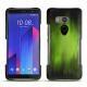Custodia in pelle HTC U11+ - Vert Patine
