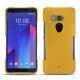 Capa em pele HTC U11+ - Jaune soulèu