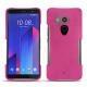 Coque cuir HTC U11+ - Rose BB