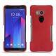 Custodia in pelle HTC U11+ - Rouge troupelenc