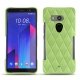 Capa em pele HTC U11+ - Vert olive - Couture ( Nappa - Pantone 578U ) 
