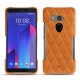 レザーケース HTC U11+ - Mandarine vintage - Couture