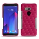 レザーケース HTC U11+ - Rose fluo - Couture