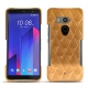 Lederschutzhülle HTC U11+ - Or Maïa - Couture