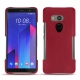 Custodia in pelle HTC U11+ - Rouge passion