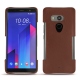 Lederschutzhülle HTC U11+ - Marron délicat