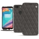 Funda de piel OnePlus 5T - Anthracite - Couture ( Pantone 424C ) 